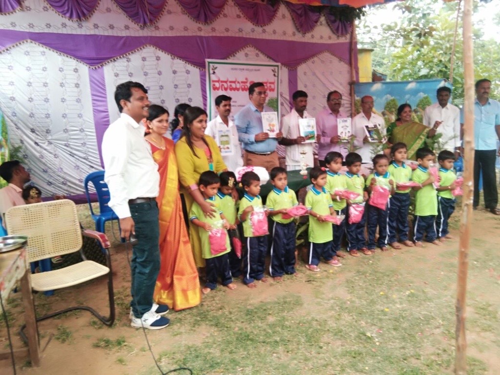 Induction of first batch of preschool students at our thanda school