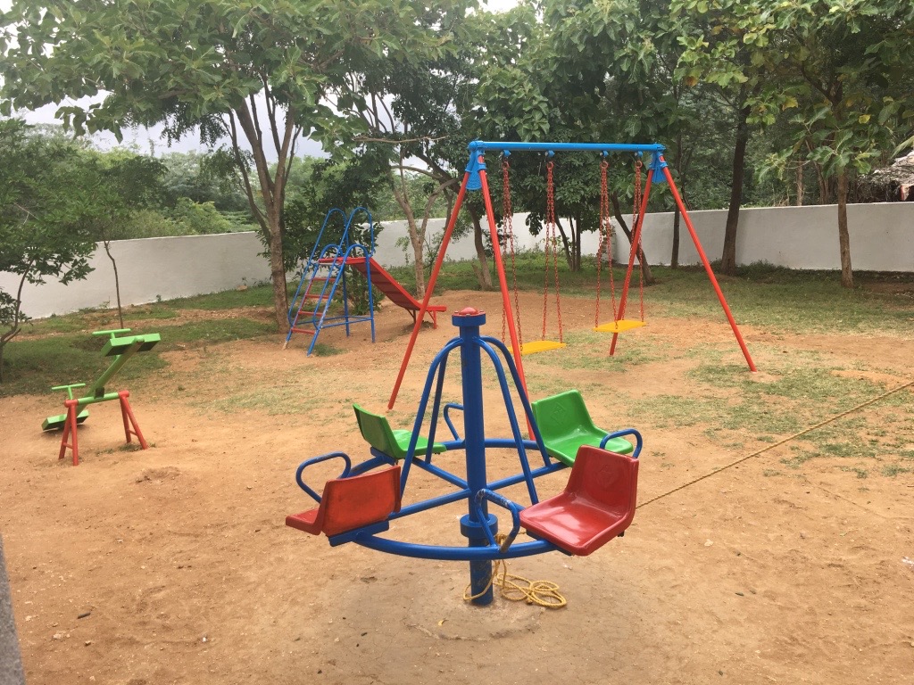 Donated play area