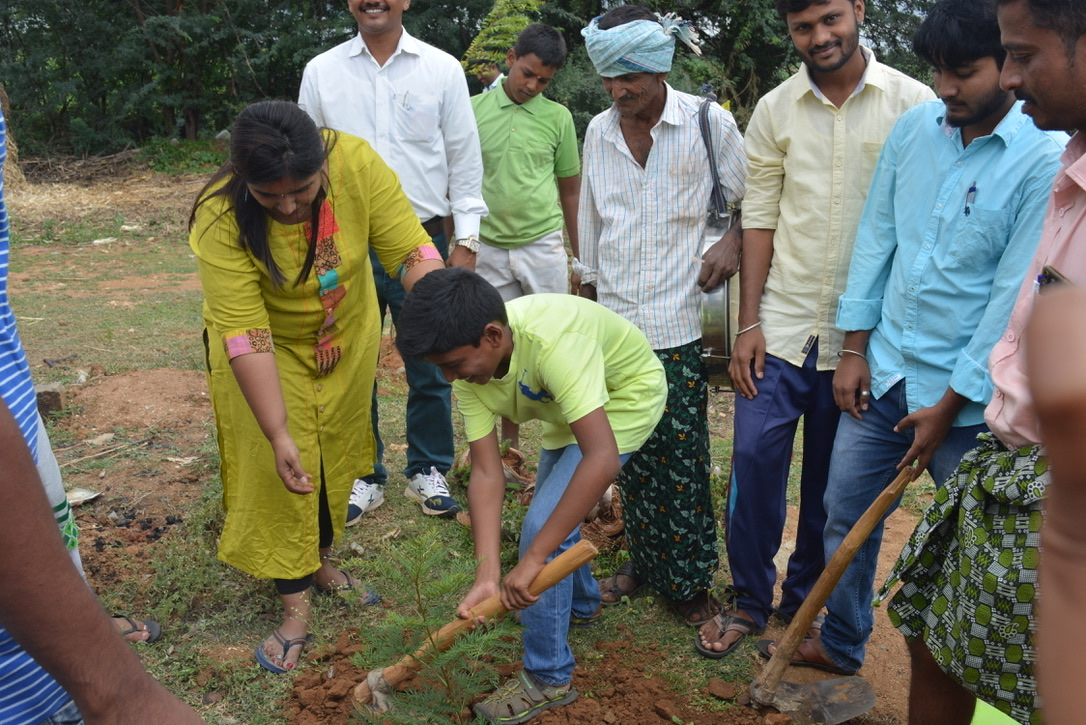 Planting for World Environment day