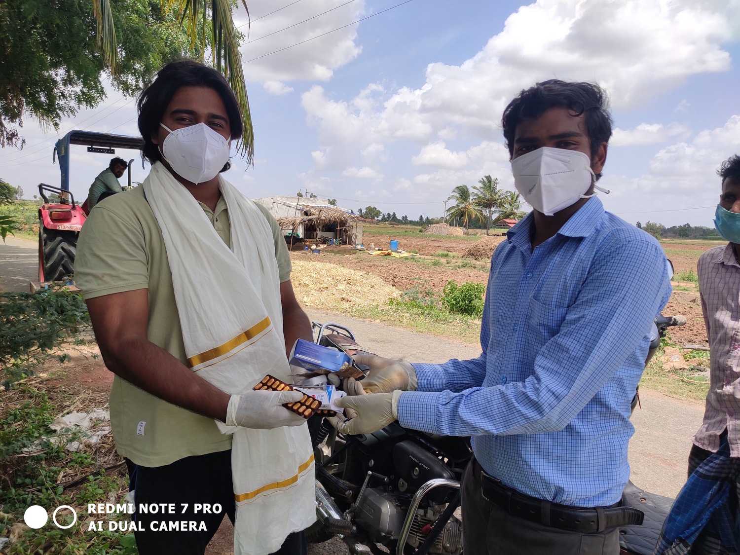 Donated pulsoximeters and thermometers to over 425 families in the rural parts of Karnataka, AP, Telangana, Maharashtra