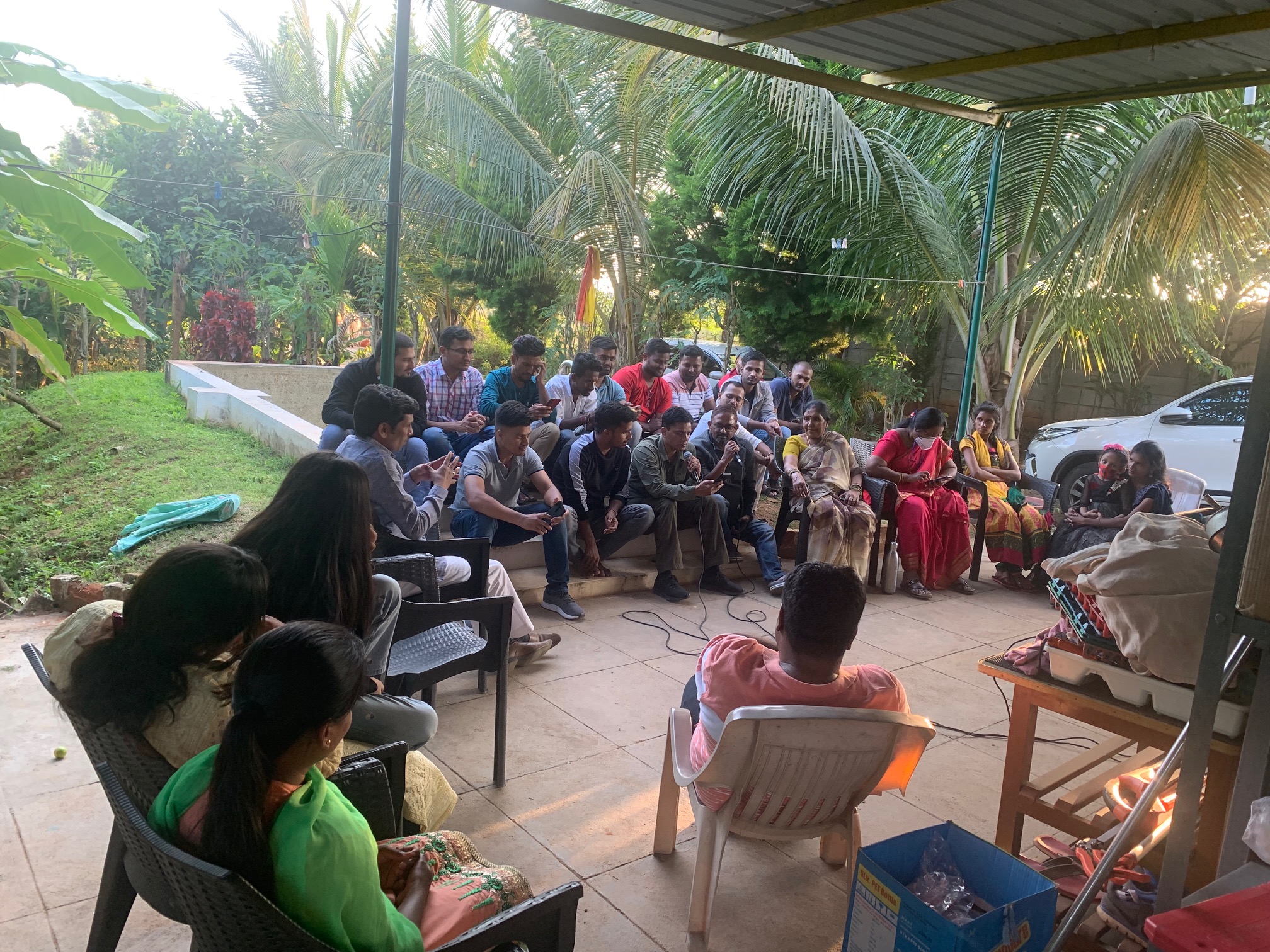 Fun time with student beneficiaries from our trust