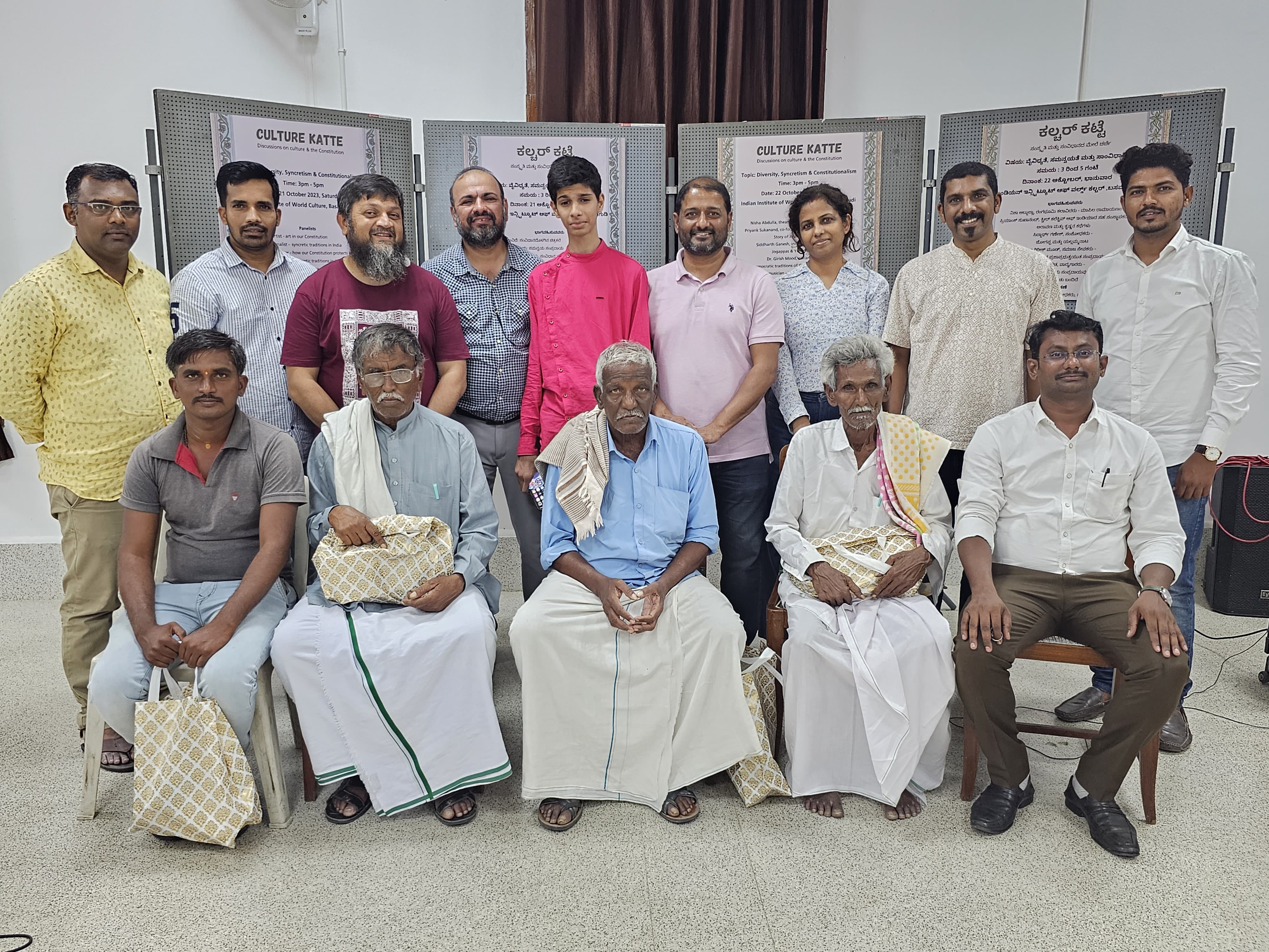 Sponsored Dasara display with special program of Hindu singers celebrating Moharram for decades in Agasunur, near Bellary. Here the Moharram festival is celebrated by all community